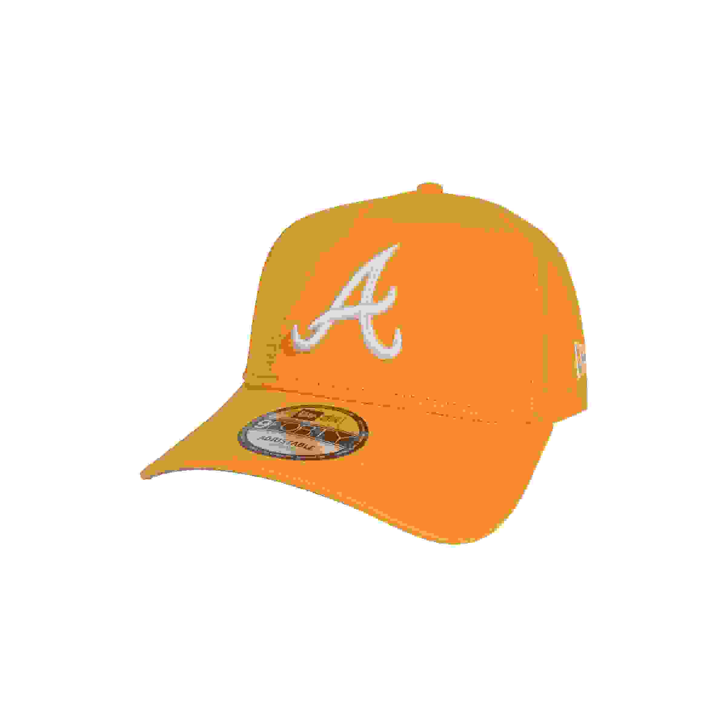 New Era Atlanta Braves 9FORTY A-Frame Color Pack Gold Snapback Hat
